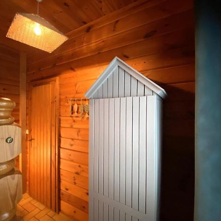 Le Fishing Lodge Chalet En Bois Avec Bain Nordique La Bresse Luaran gambar